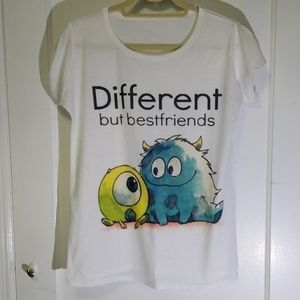 Cute monsters inc graphic tee